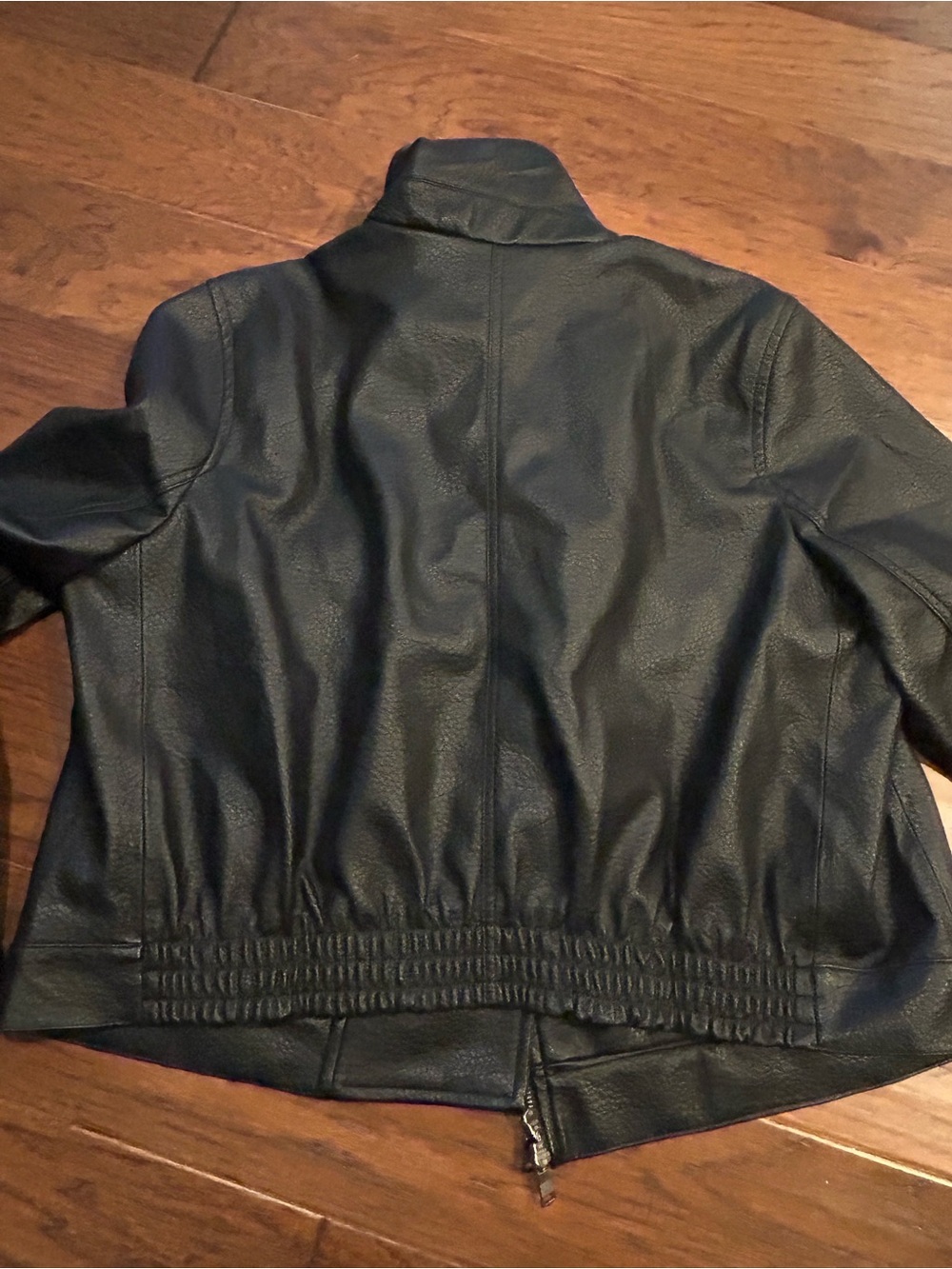 Banana Republic VEGAN LEATHER CROPPED MOTO JACKET - NWT - Picture 5 of 9